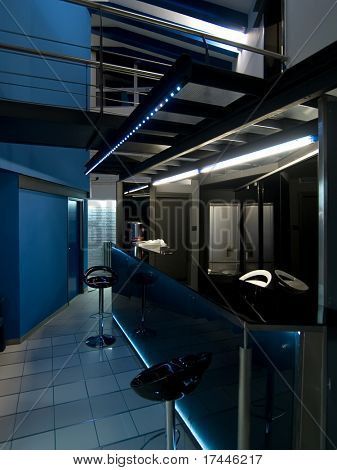 interior de um clube noturno