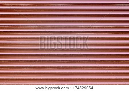 Roll up door texture in brown color