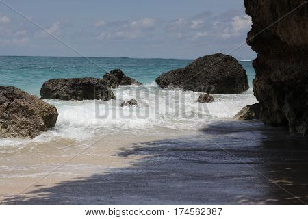 Pandawa Beach in the south of Bali Indonesia Pandawa Beach is a popular tourist destination a series of images