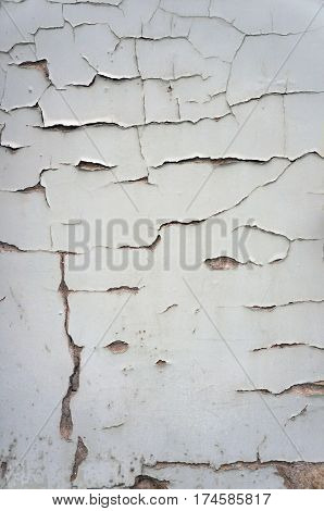 Damaged cracked old wall texture.