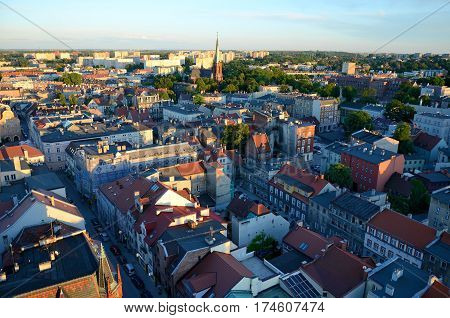 View of the Gliwice in Poland (Silesia region)