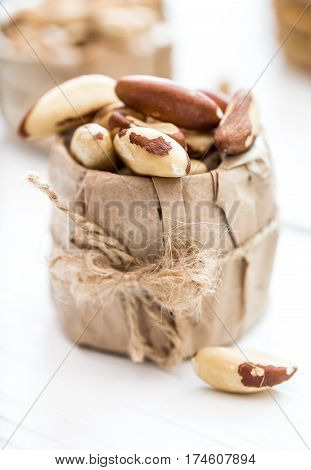 Brazil Nuts Closeup