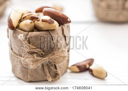 Brazil Nuts Closeup