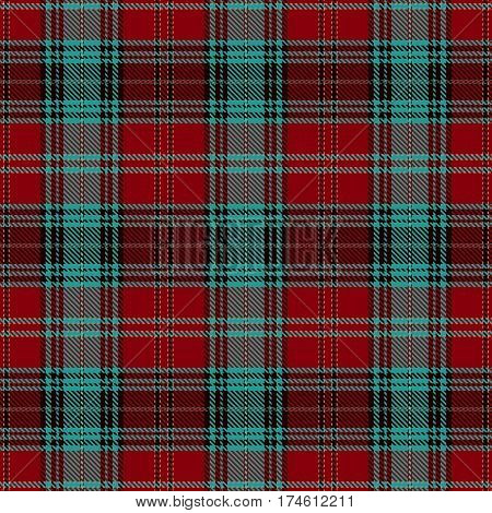 Tartan Seamless Pattern Background. Red Black Green and White Plaid Tartan Flannel Shirt Patterns. Trendy Tiles Vector Illustration for Wallpapers.