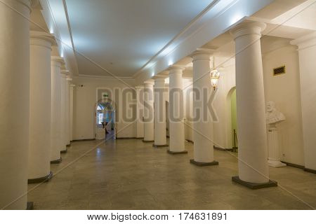 Interior Of The Petroff Palace, Moscow, Russia
