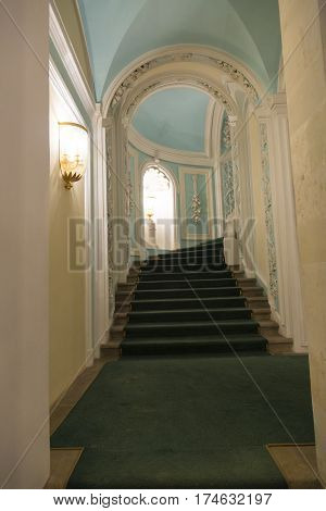 Interior Of The Petroff Palace, Moscow, Russia