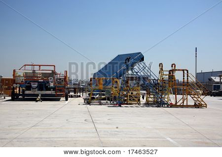 Fragt område af Aerospace plante facilitet