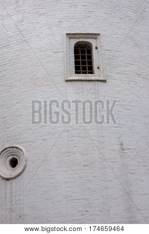 Part Of Wall Novodevichy Convent In Moscow