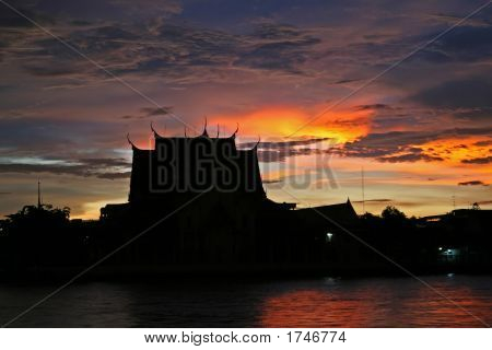 Tempio tramonto