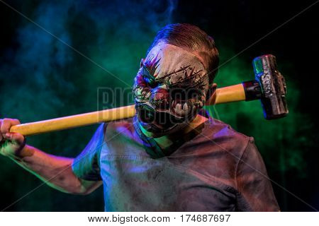 The head of the circus. Meet the evil ringleader that was brought to life using special effects, theatrical lighting, and custom sculpted masks,