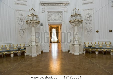 Interior Of The Petroff Palace, Moscow, Russia