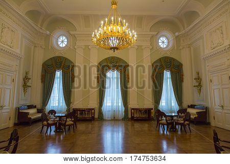Interior Of The Petroff Palace, Moscow, Russia