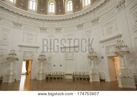 Interior Of The Petroff Palace, Moscow, Russia