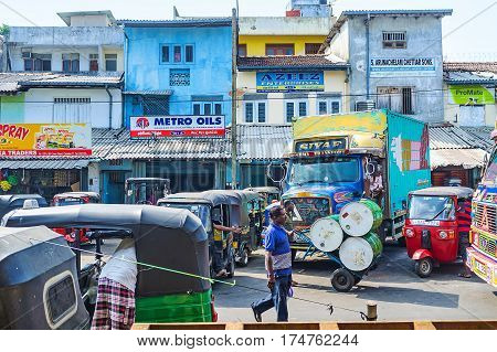 The Busy Street Of Pettah