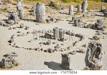 Stone Forest - Fabulous Rock Phenomenon. Varna Province Bulgaria