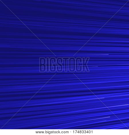 Vector illustration. Blue technology background with lines representing speed.
