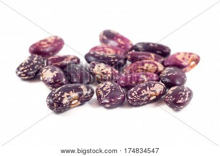 Colorful Beans Isolated On White Background