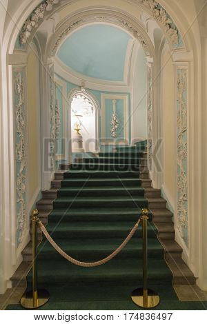 Interior Of The Petroff Palace, Moscow, Russia
