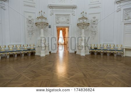 Interior Of The Petroff Palace, Moscow, Russia