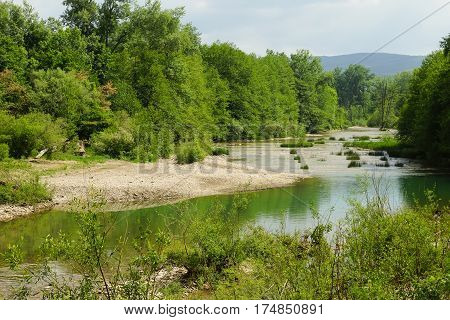 Abin is a small river in the Krasnodar region of Russia right tributary Adaguma (the basin of the Kuban river) - near the village of shapsugskaya in Abinsky district