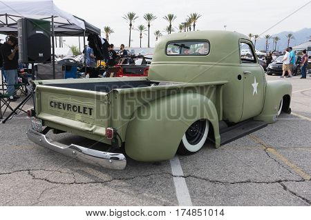 Vintage Chevrolet Truck On Display