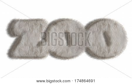 Natural animal style fur word - zoo