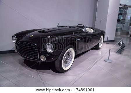 Black 1952 Ferrari Inter Spyder Barchetta