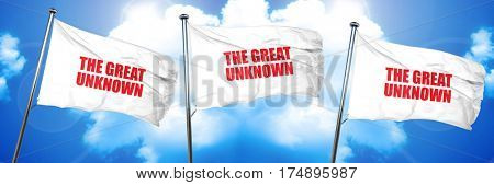 the great unknown, 3D rendering, triple flags