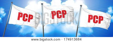 pcp, 3D rendering, triple flags