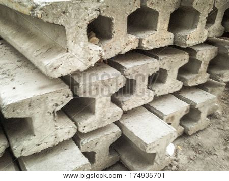 Cement Poles And Metal Pipe