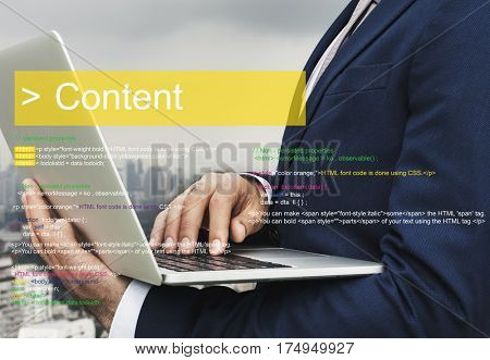 Web design is about layout of the interface.