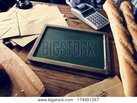 Black Board Show Blank Screen Nobody