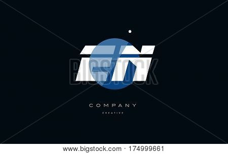 En E N  Blue White Circle Big Font Alphabet Company Letter Logo