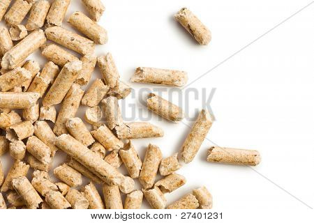 træ pellet .ecological opvarmning