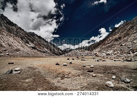 Aerial View Of Kullu Valley. Naggar, Himachal Pradesh. North India.