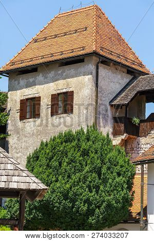 Bled Castle (blejski Grad) In Bled. Slovenia