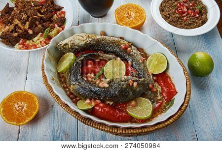 Levant Baked Grey Mullet