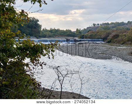 Zelenchuk River Near The Confluence Of The Kuban River, Northern Caucasus, Stavropol Territory