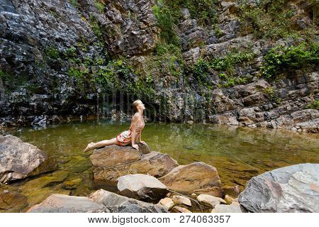 Temurun Waterfall On Langkawi Island