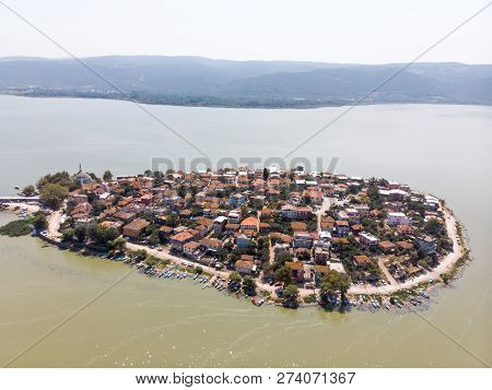Aerial View Of Golyazi Peninsula At Bursa / Turkey