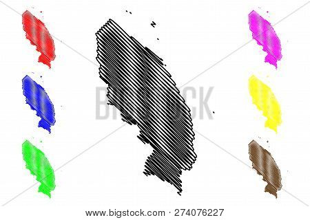 Terengganu (states And Federal Territories Of Malaysia, Federation Of Malaysia) Map Vector Illustrat