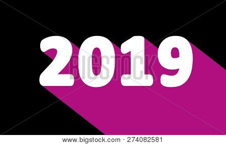 Simple 2019 Year Vector Photo Free Trial Bigstock