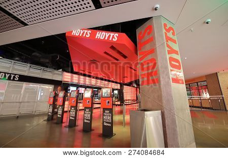 Melbourne Australia - November 28, 2018: Hoyts Movie Cinema. Hoyts Is The Second Largest Cinema Grou
