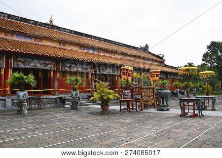The To Mieu Temple In The Imperial City, Hue, Vietnam