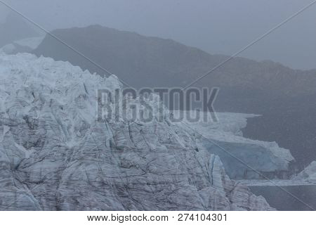 Beautiful Pastoruri Glacier In The Andes In Peru