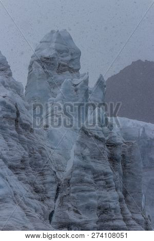Beautiful Pastoruri Glacier In The Andes In Peru