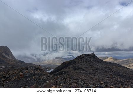Beautiful Pastoruri Glacier In The Andes In Peru