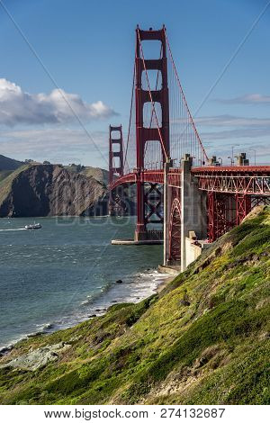View Of The Golden Gate From The Bay, San Francisco  United States