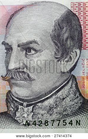 PortrÃ¤t von 20 Kuna kroatischen banknote