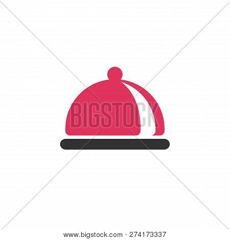 Cover Food Plate Restaurant Icon Design. Kitchen Utensils Icon Design